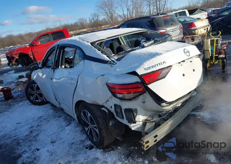 2021 Nissan Sentra Sv Xtronic Cvt из США, поврежденный, VIN 3N1AB8CVXMY292002